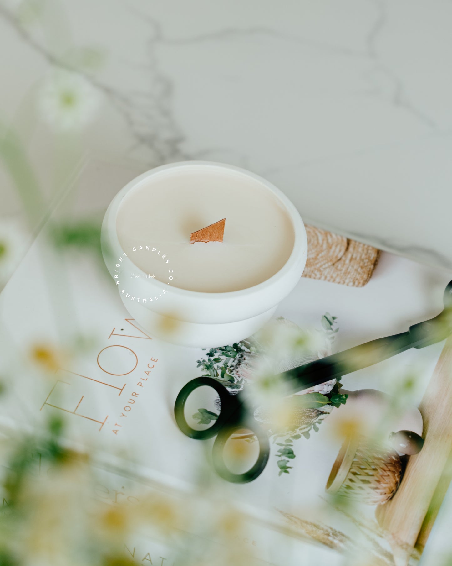 Haze wooden wick candle