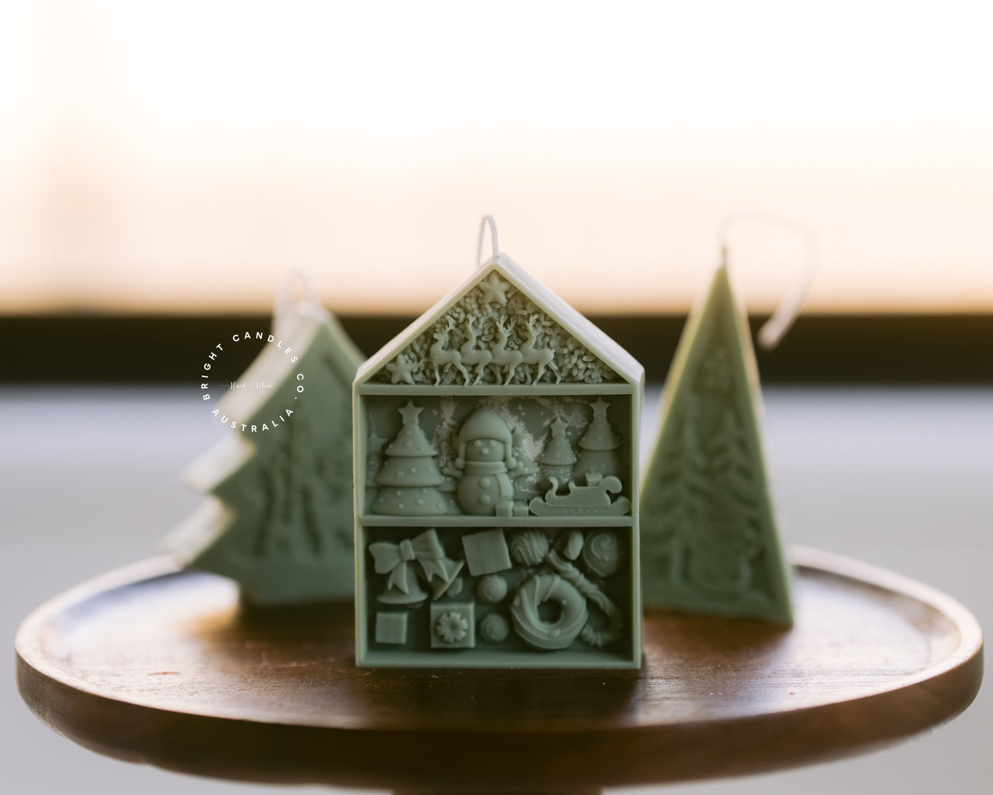 Christmas House Candle