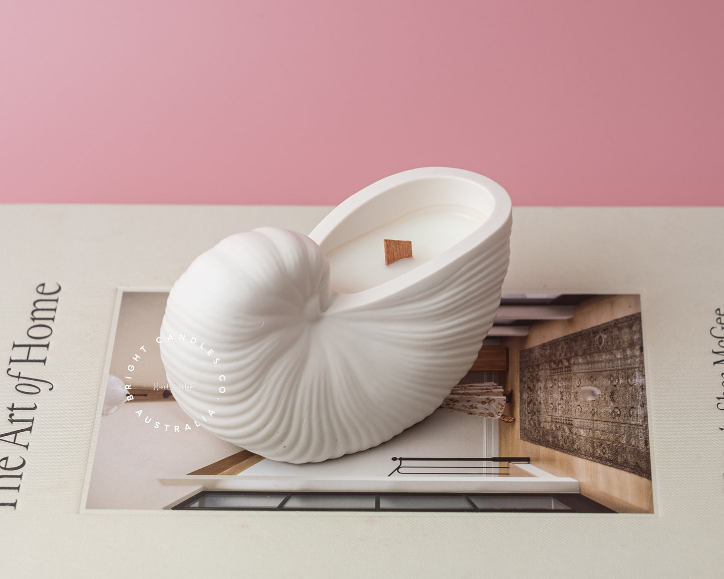 Seashell Coconut wax Scented Candle