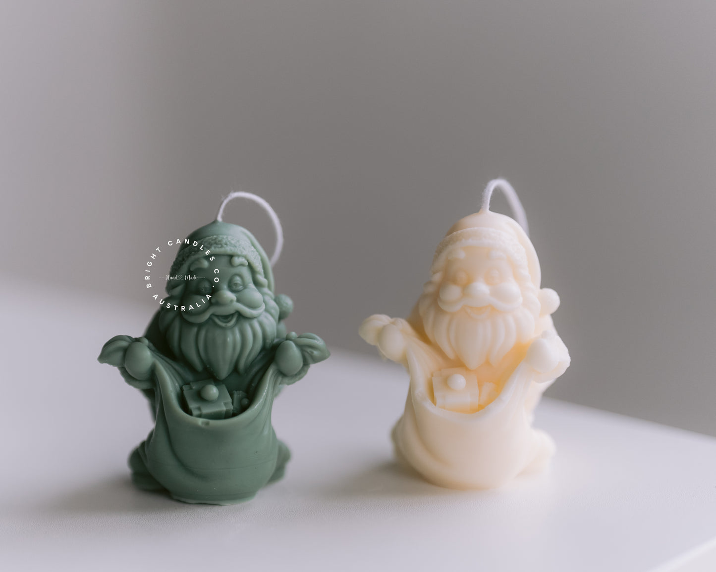 Christmas Santa Candle with Gifts