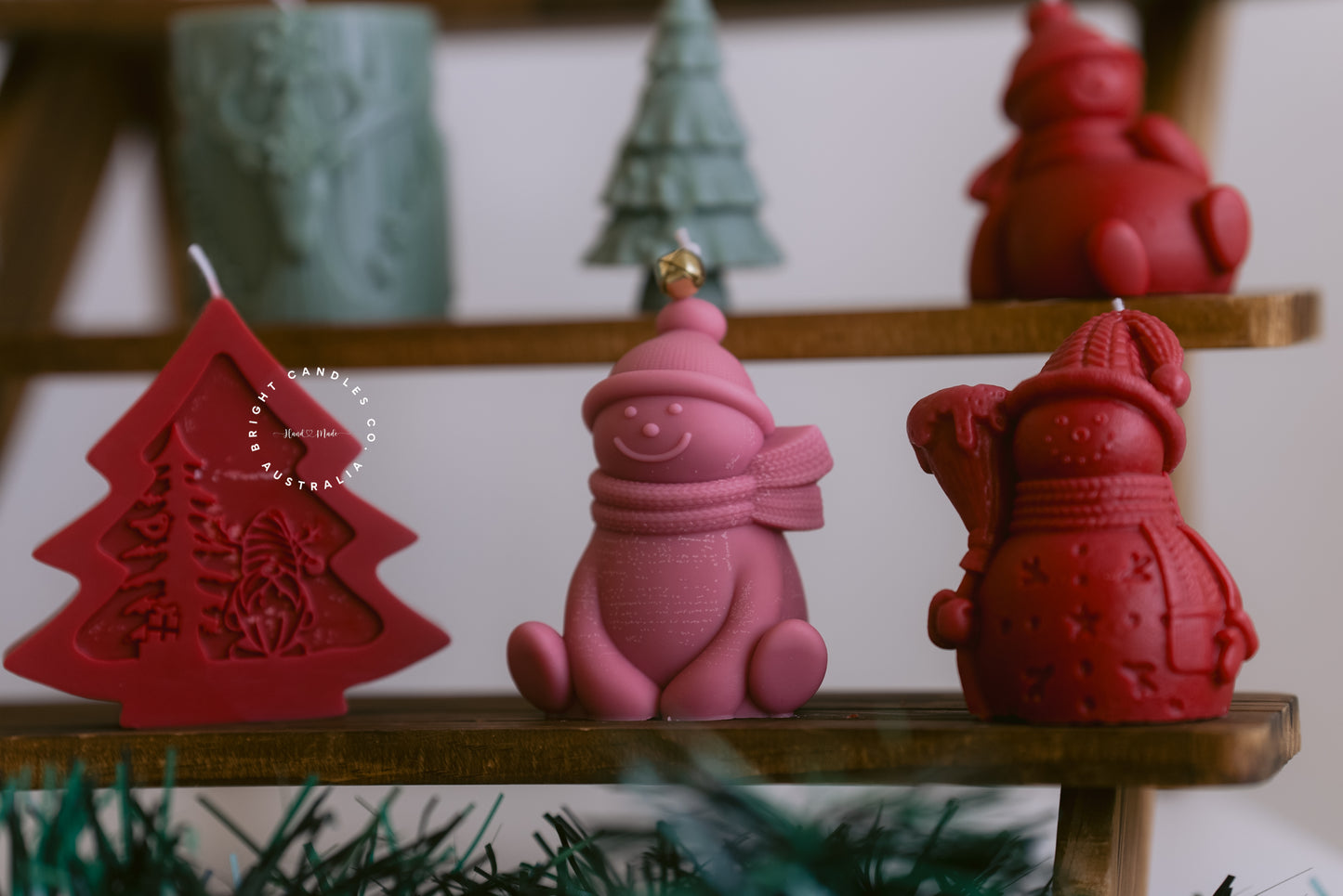 Santa Christmas Candle