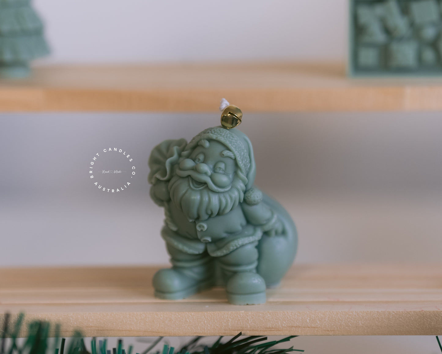 Christmas Santa Candle