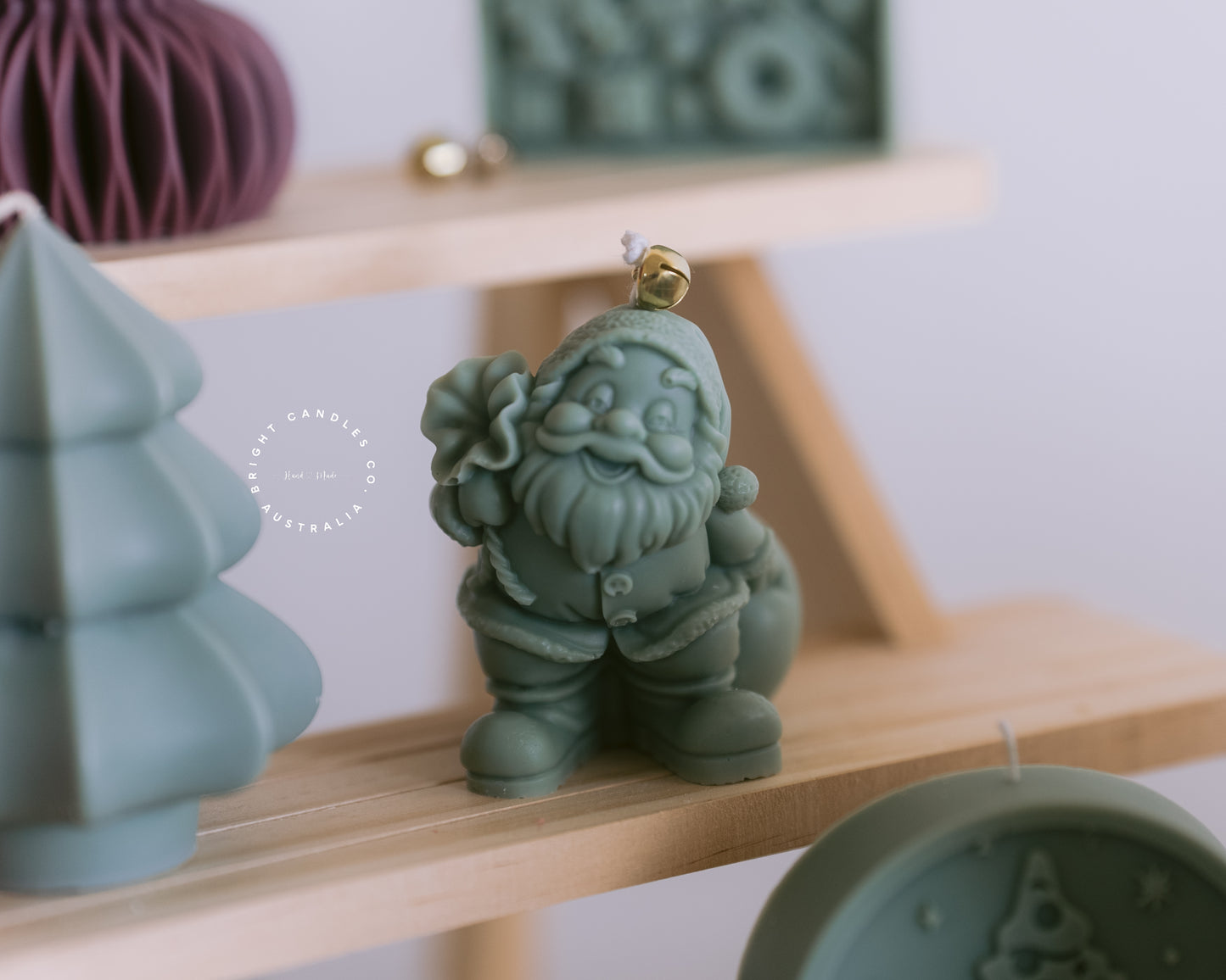 Christmas Santa Candle