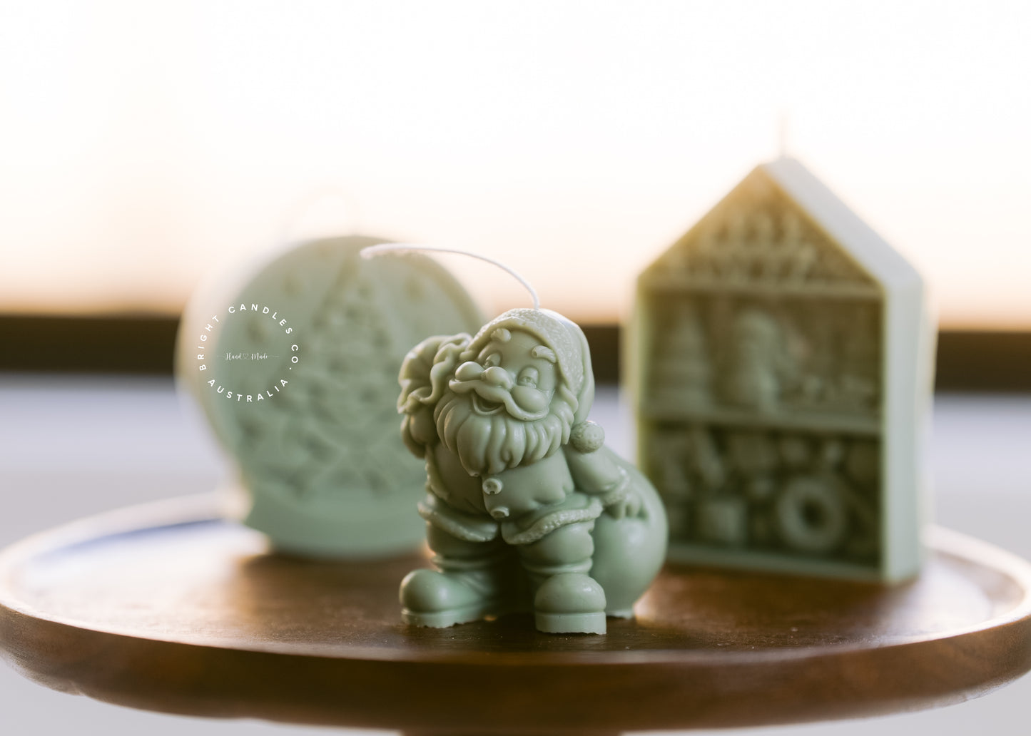 Christmas Santa Candle