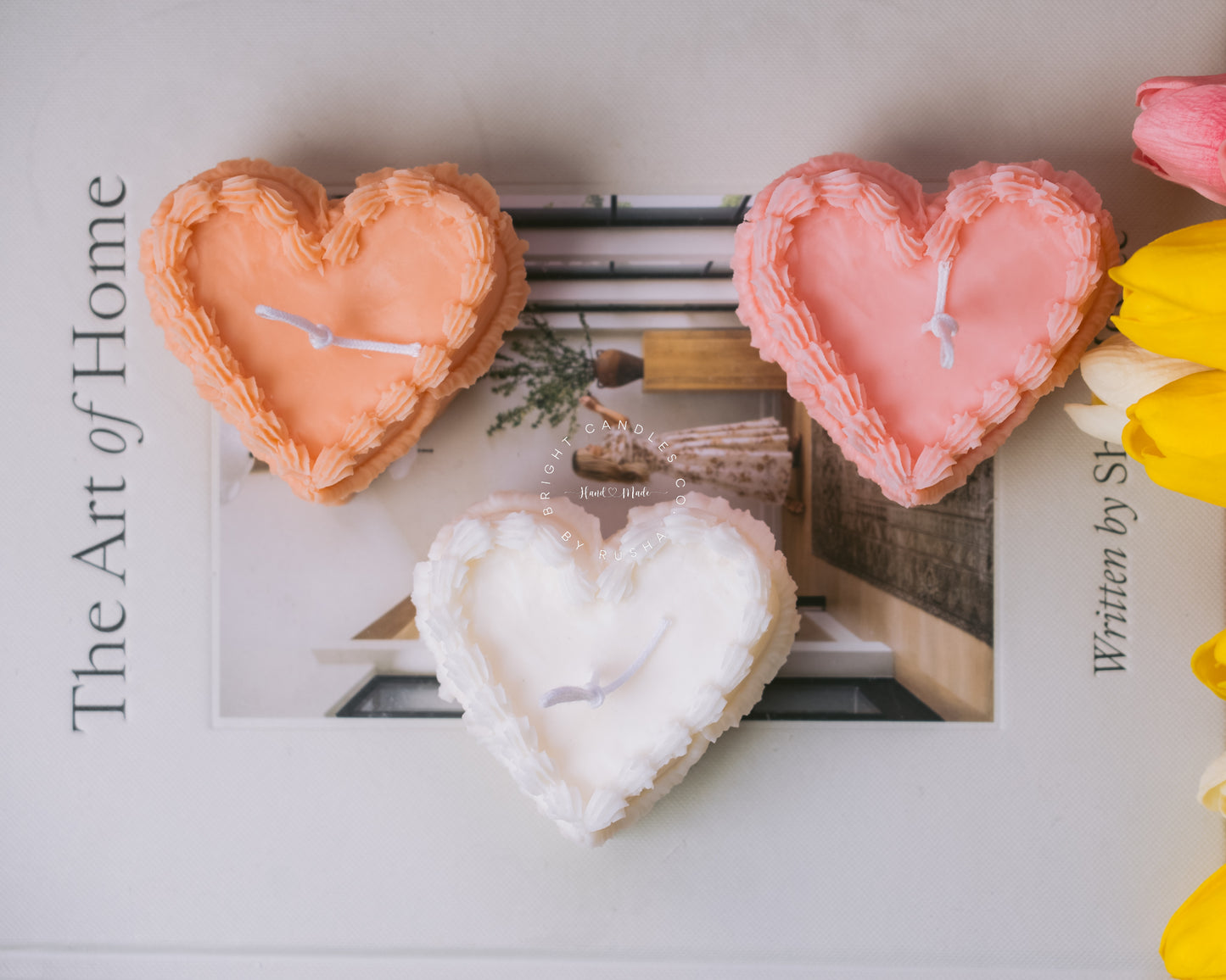 Heart Cake Candle