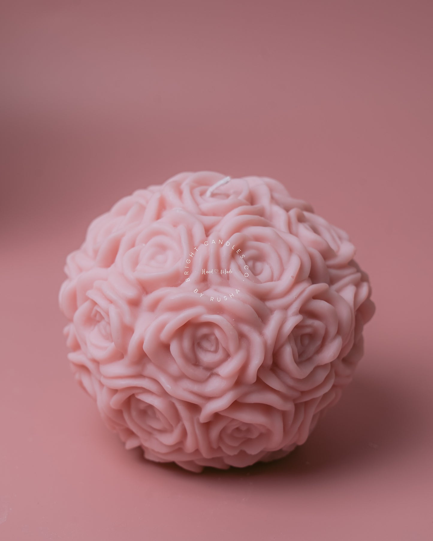 Rose Floral Candle