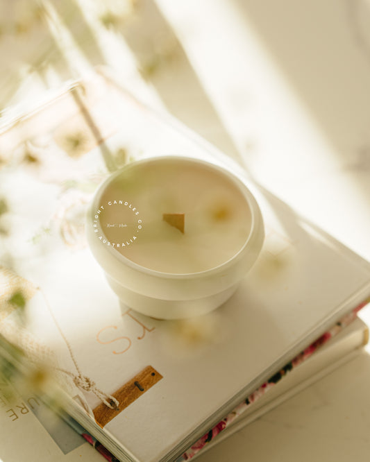 Haze wooden wick candle