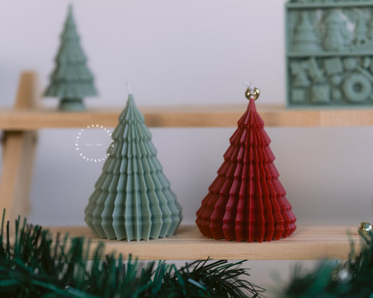 Christmas Pine Tree Candle