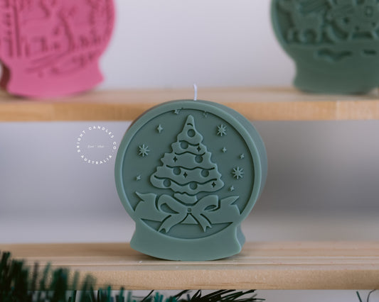 Christmas Tree Pillar CANDLE | Christmas Candle