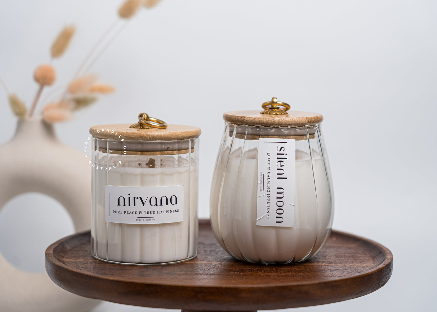 Nirvana | Coconut Wax Container Candle - Customize your candle with personal Message