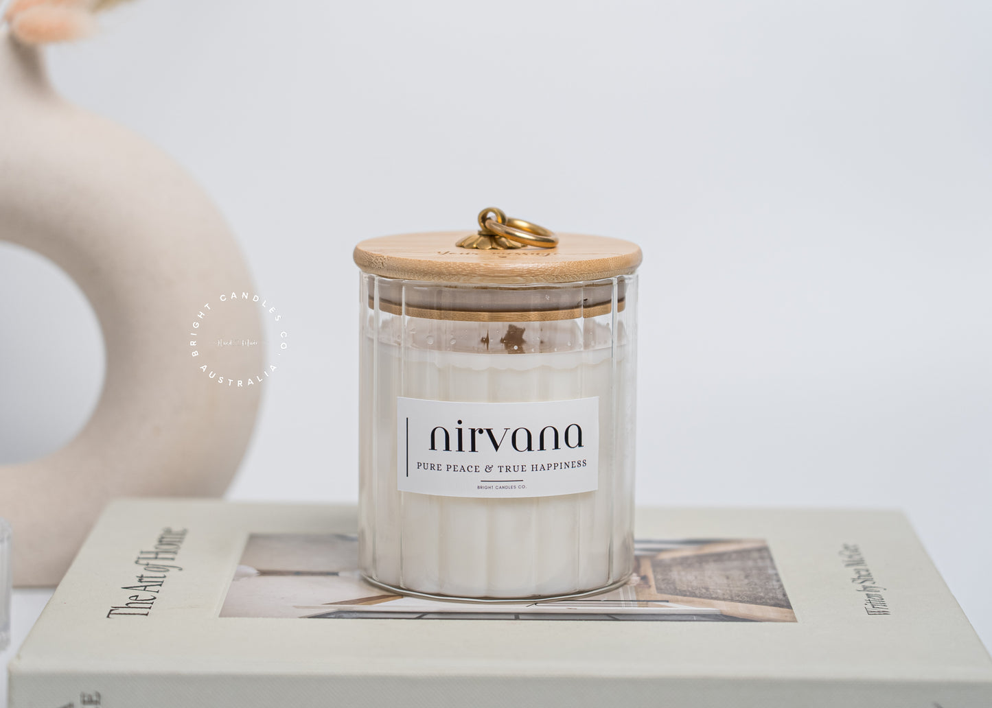 Nirvana | Coconut Wax Container Candle - Customize your candle with personal Message