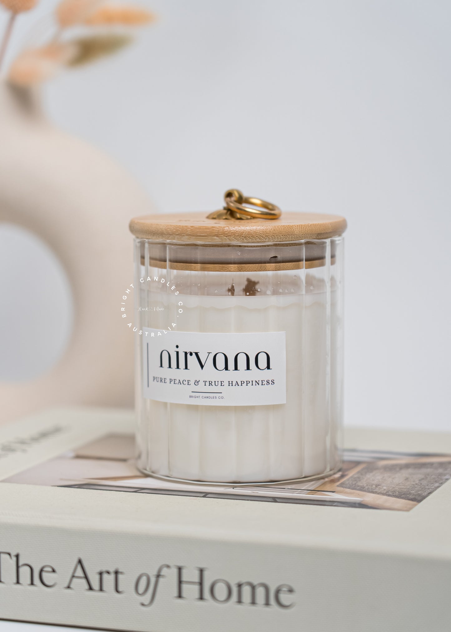 Nirvana | Coconut Wax Container Candle - Customize your candle with personal Message