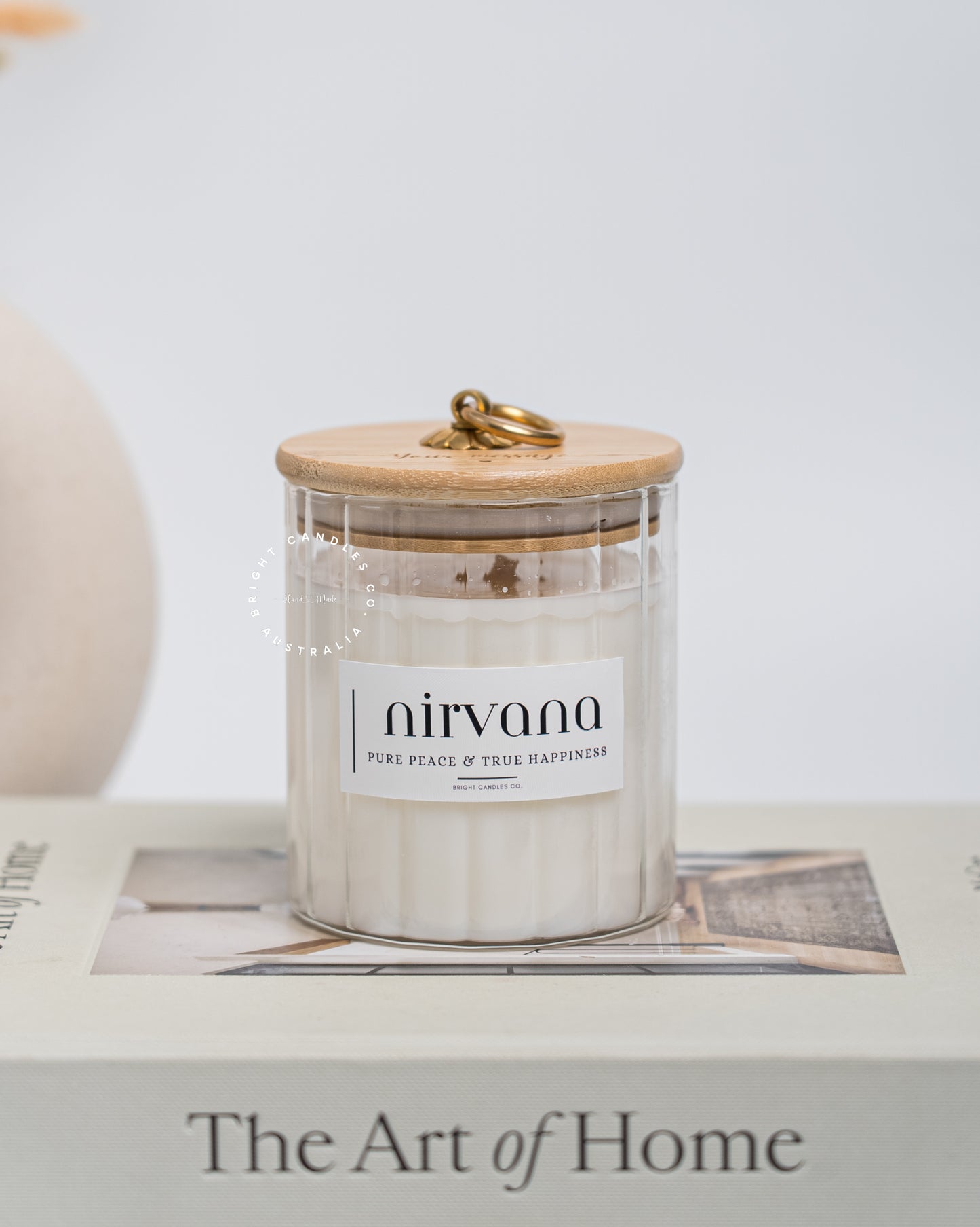 Nirvana | Coconut Wax Container Candle - Customize your candle with personal Message