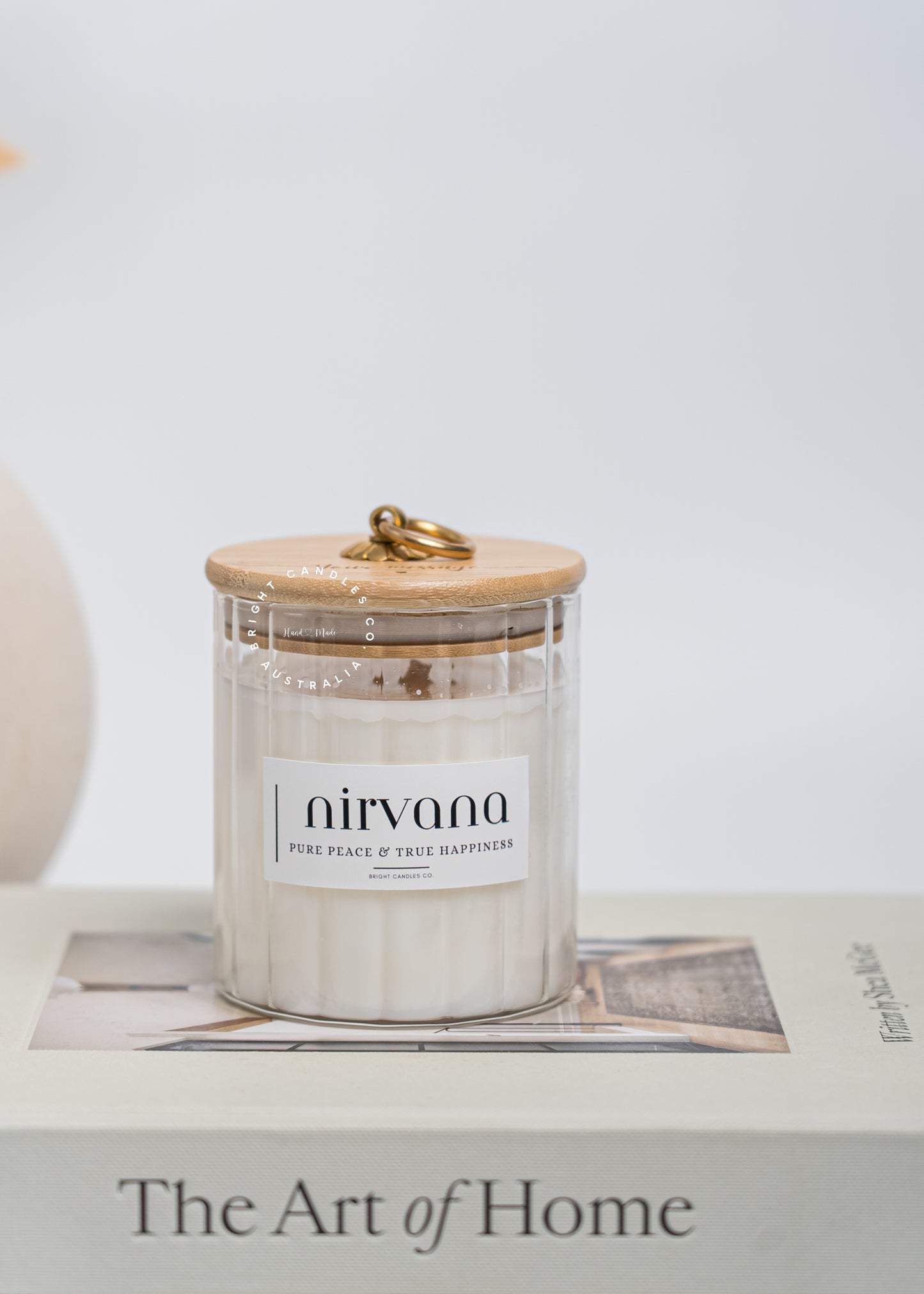 Nirvana | Coconut Wax Container Candle - Customize your candle with personal Message