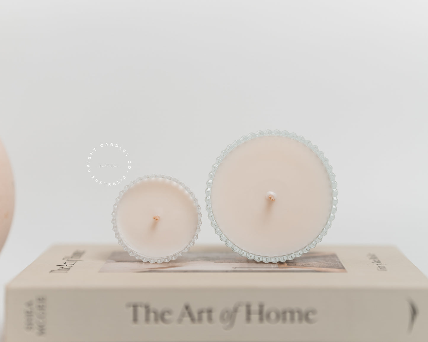 Small Ribbed Carousel Candle