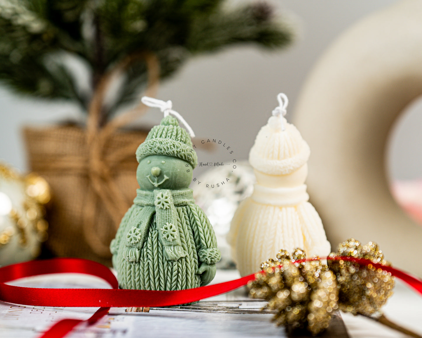 SNOW MAN CANDLE | Christmas Candle