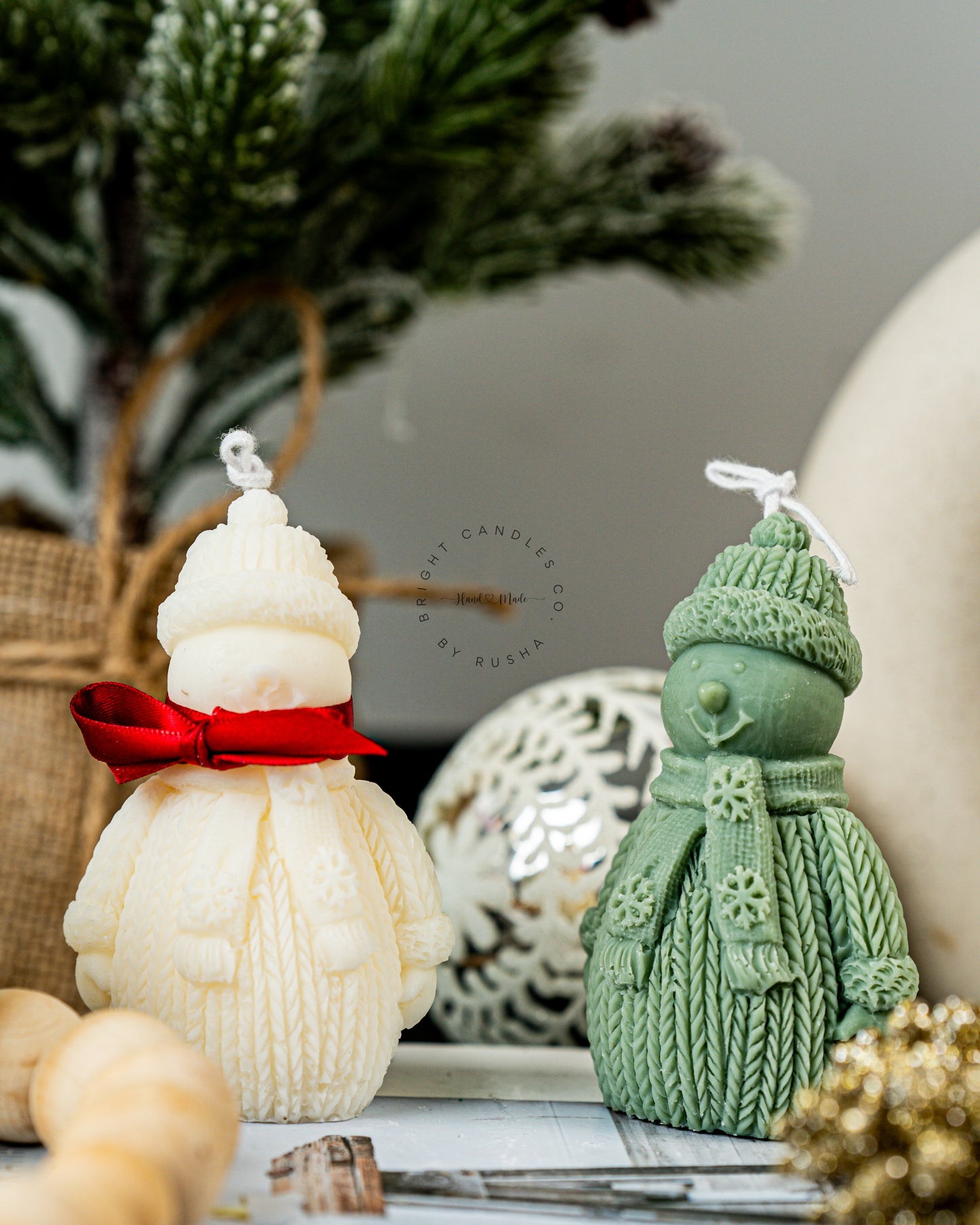 SNOW MAN CANDLE | Christmas Candle