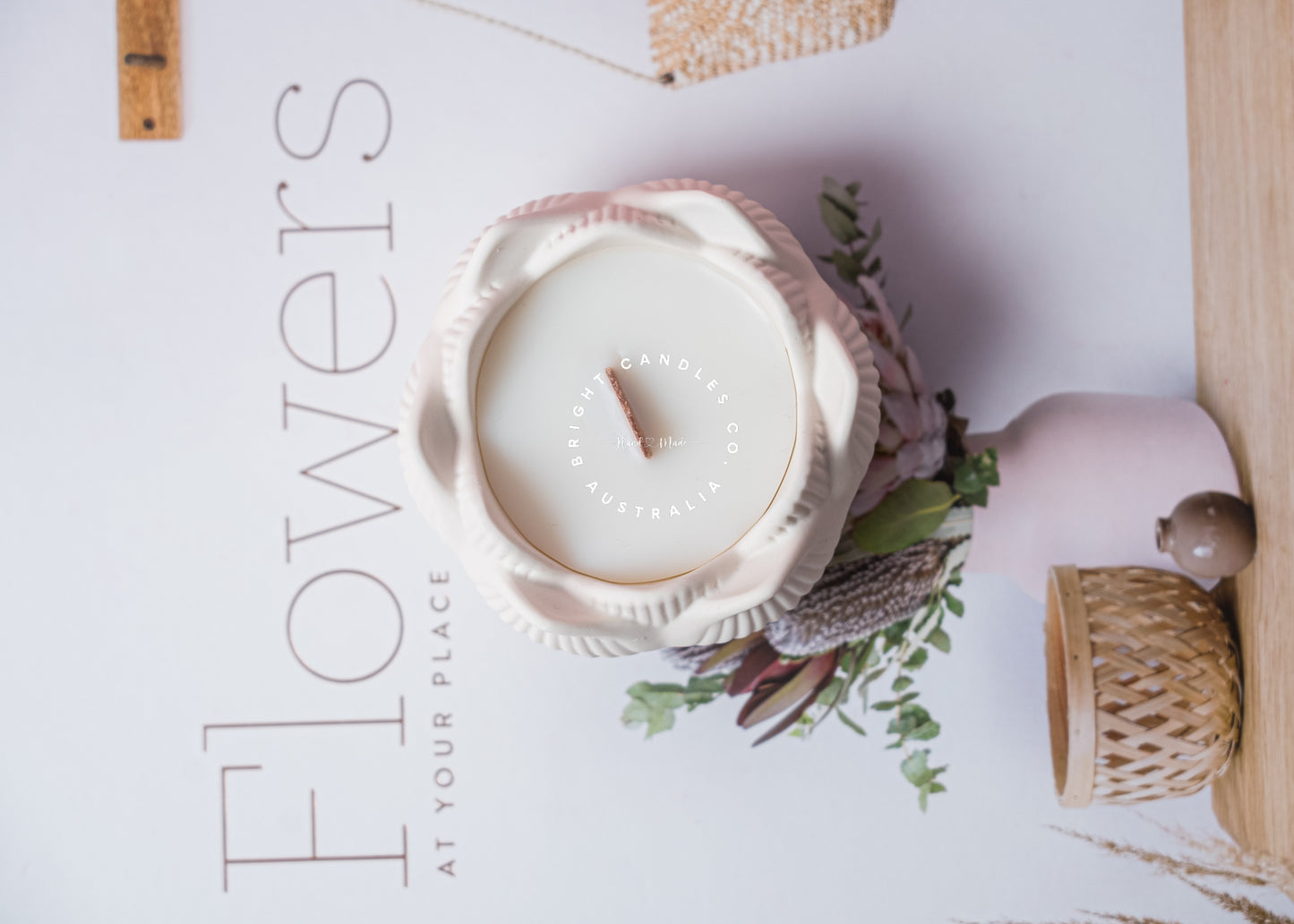 Lotus Scented Vessel Candle