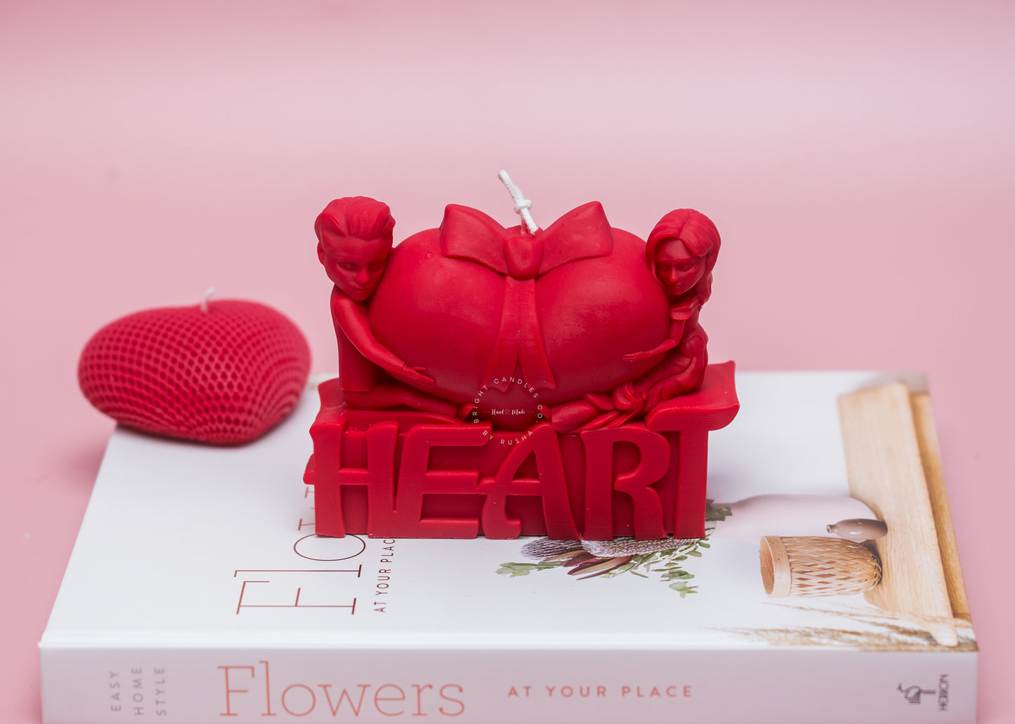 Handmade Heart Candle